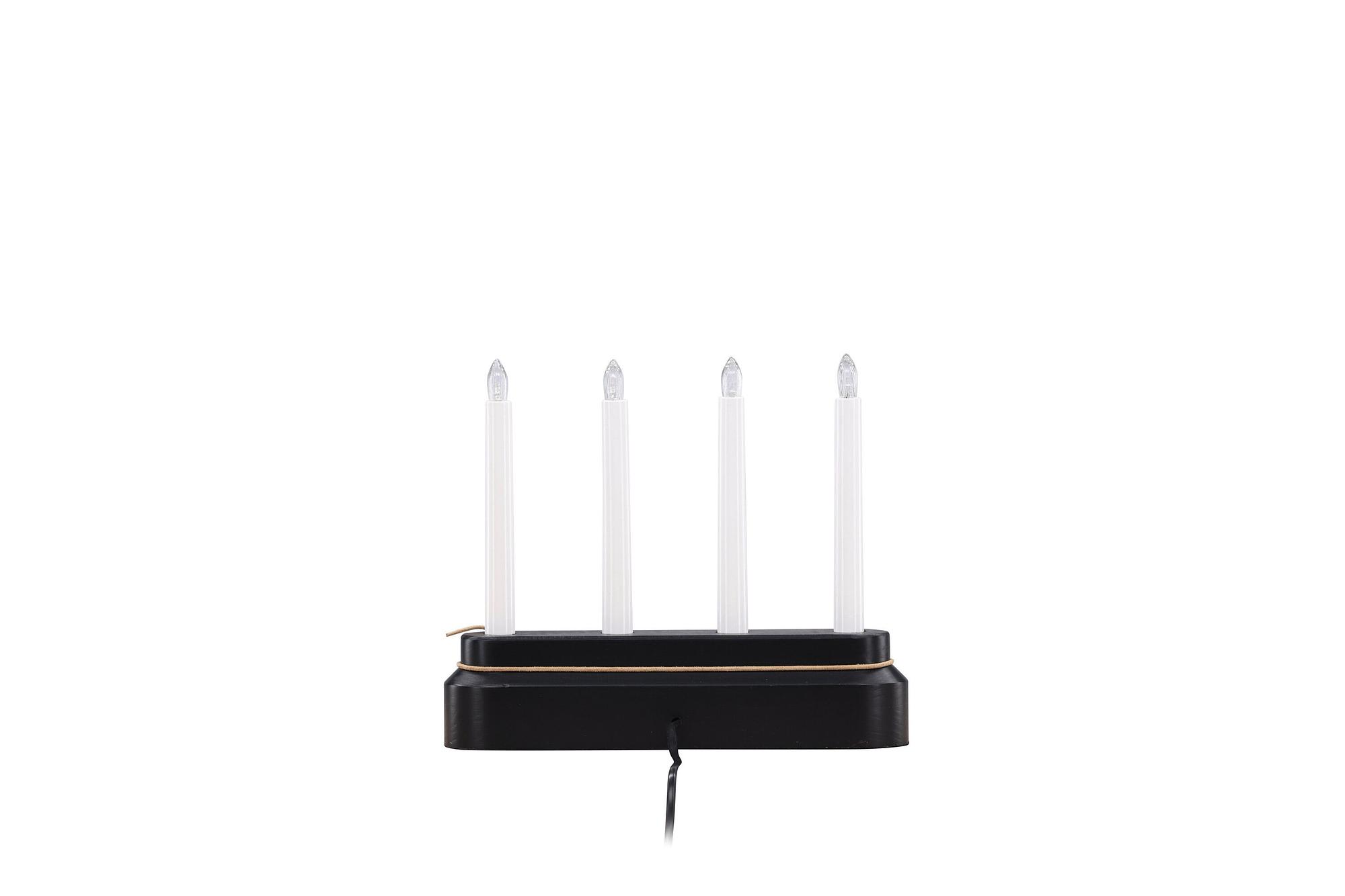 Näsfjället Kerzenständer Kiefernholz Schwarz 6