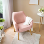 Loungesessel Webstoff Stefka Rosa 2