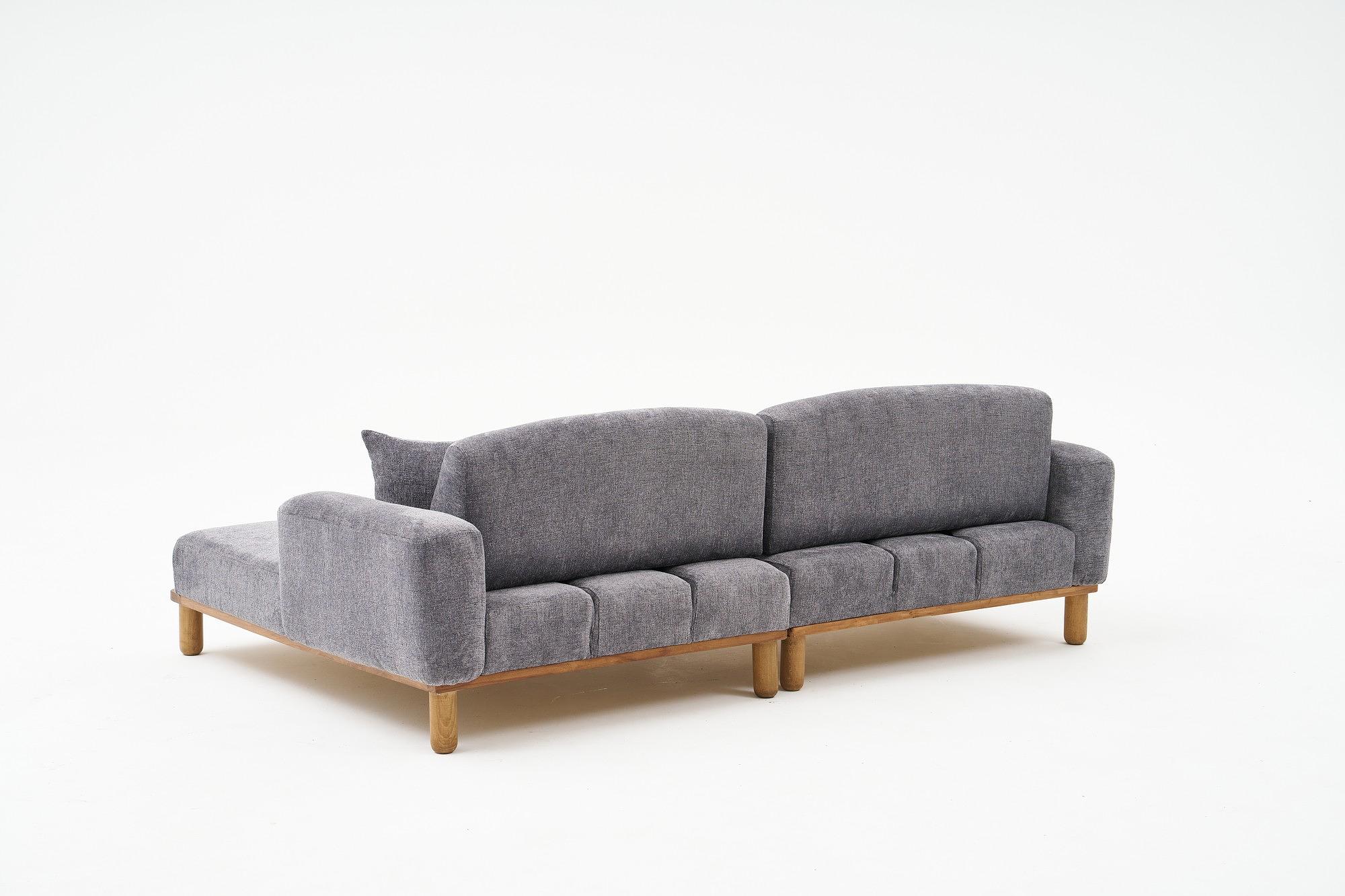 Rens Sofa Récamiere Rechts Grau 4