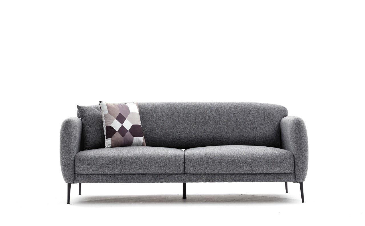 Venedik Sofa 3-Sitzer Grau 6