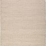 Linea Teppich Wolle Creme 120 x 170 cm 0