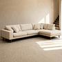 Ecksofa Harper 3-Sitzer Rechts Beige 2