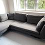 Ecksofa Grau Baumwolle von B&B Italia 0