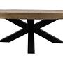 Ovale Portland Tischplatte Mangoholz 4