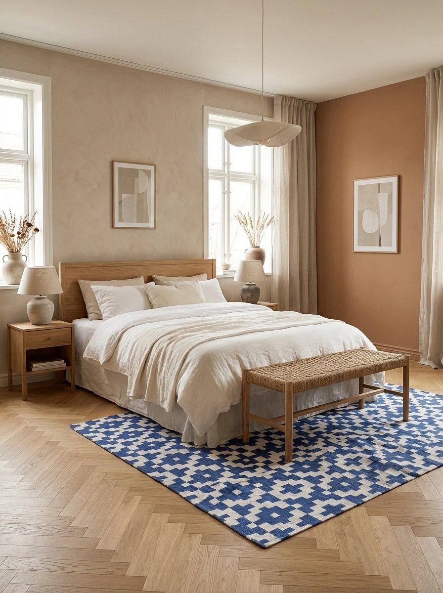Outdoor Rug Dhurrie Chloe 200x290 Blue 1