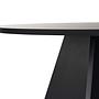 Virella Dining table wood black Ø120 cm 6