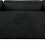 Lexgaard Sofa 3-Sitzer Rustico-Leder Metall Dunkelbraun 3