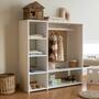 Kinderschrank Montessori Weiß 1