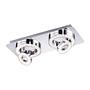 Tim LED-Deckenleuchte Acrylglas Stahl 4-flammig 0