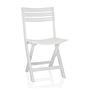 Garden chair / Folding chair TRAVANO plastic white hjh LIVING 0