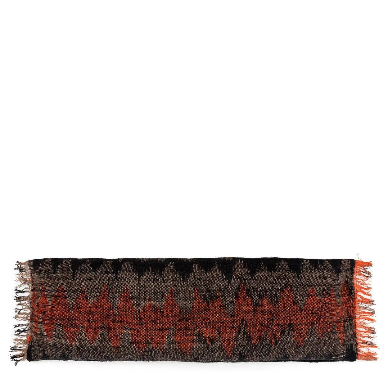 Oh My Gee Kissenbezug Schwarz Orange 35x100cm 0