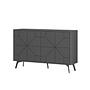 Dune chest of drawers anthracite 123cm x 62.4cm 4