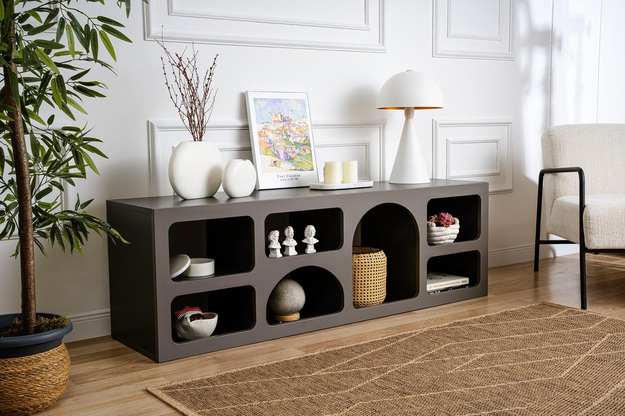 Liva Sideboard Anthrazit 160cm 1