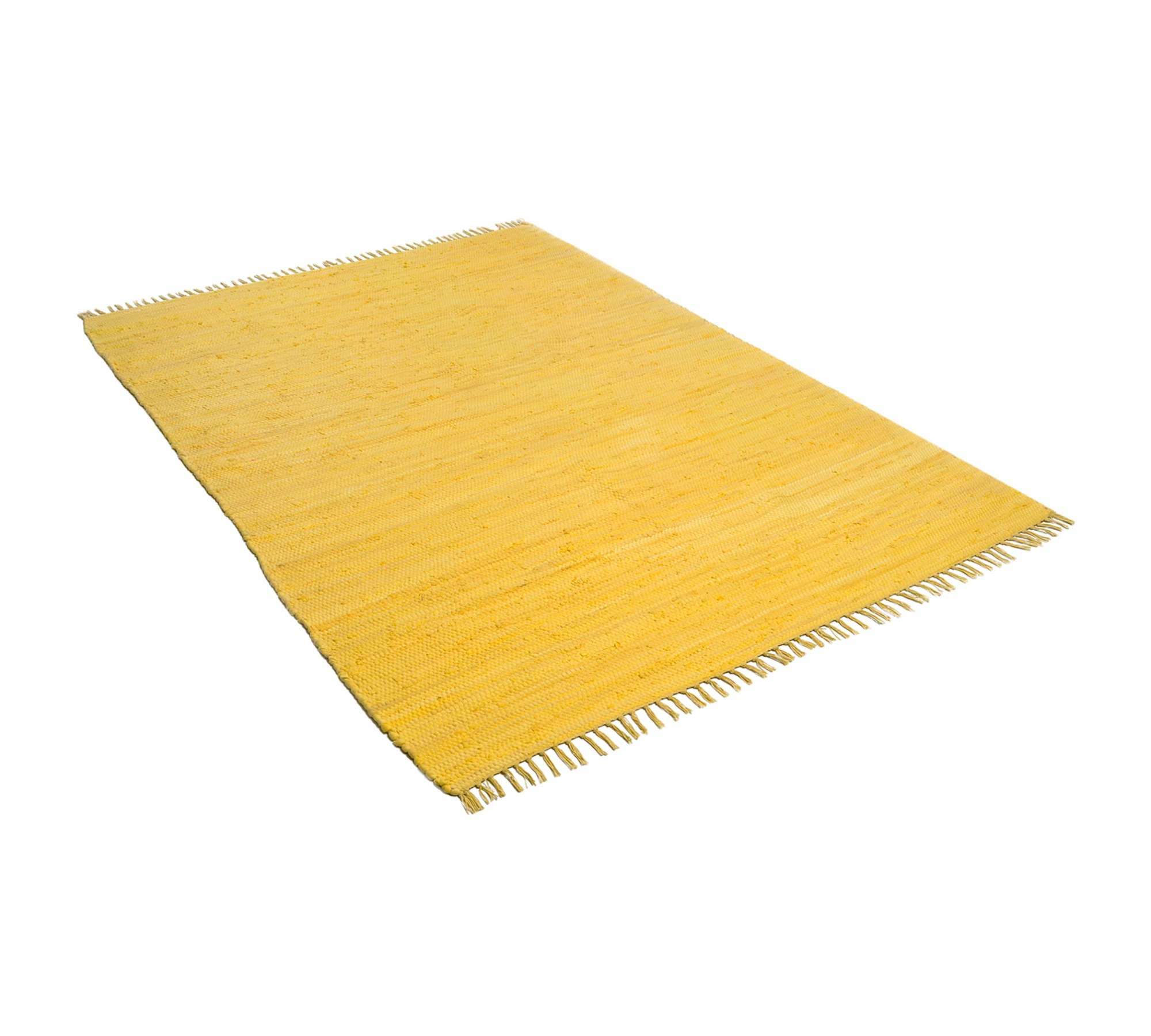 Teppich Baumwolle Gelb 2