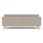 Johan Sofa 3-Sitzer Agnes Brown 2