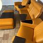 Arion 4-Sitzer Sofa mit Hocker Leder 7