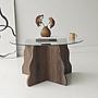 Butterfly Table Walnut Transparent 1