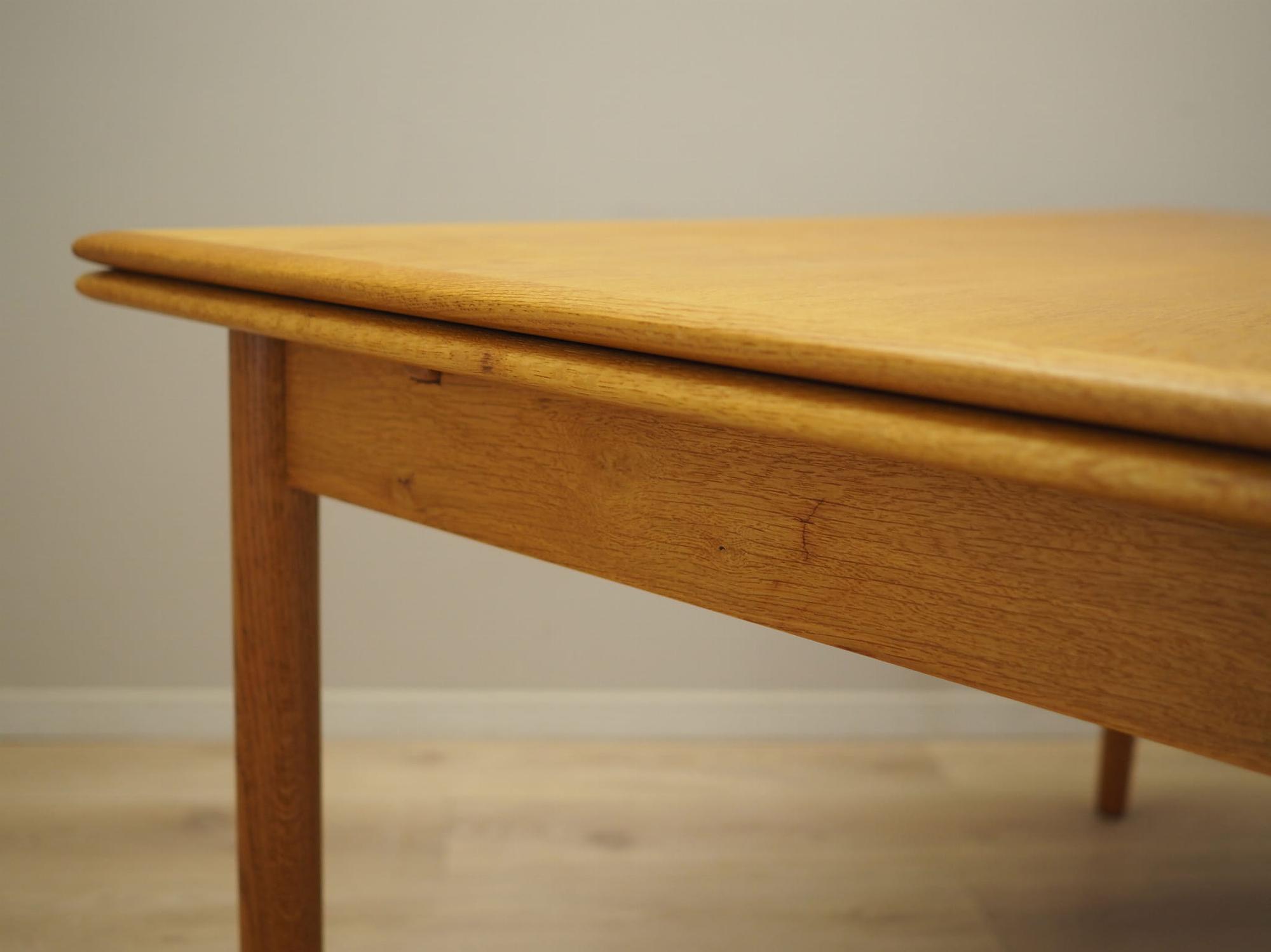 Dining table ash wood 1970s 11