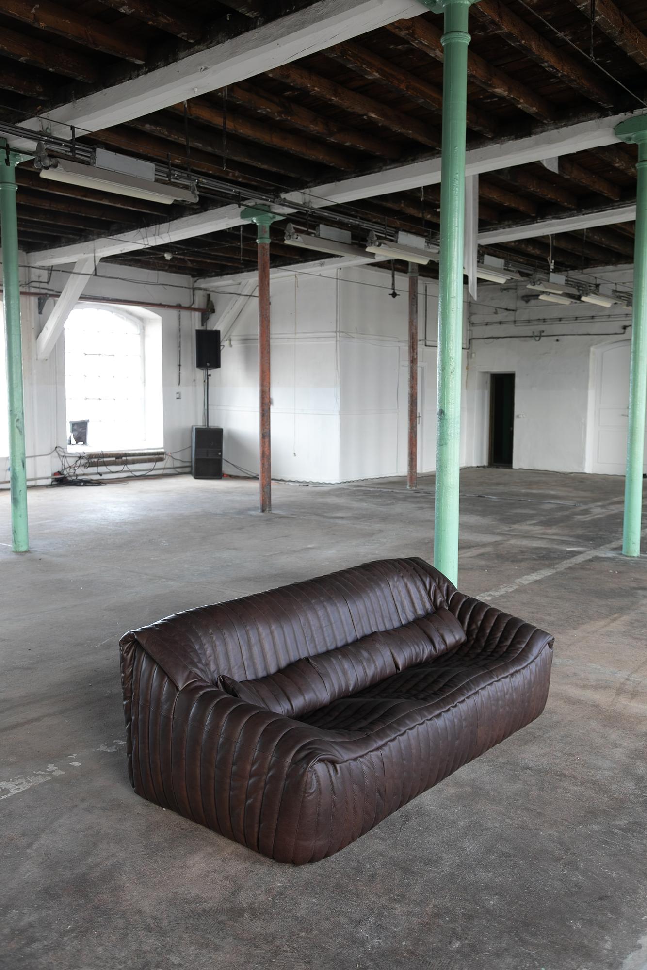 Sandra Sofa 3-Sitzer Glattleder Schokoladenbraun 4