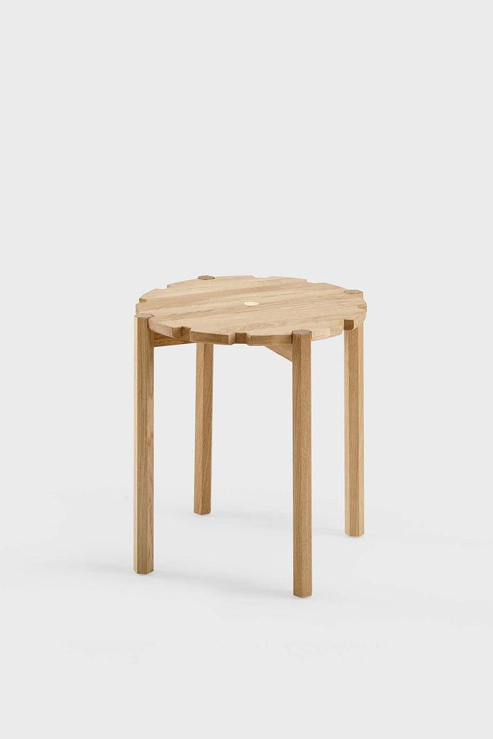 Pinion Side Table Oak ⌀50cm 0