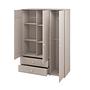 Kleiderschrank Extra Hoch Holz Grau 7