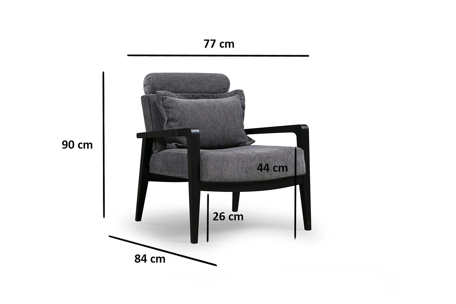 Apollo armchair Grey 6