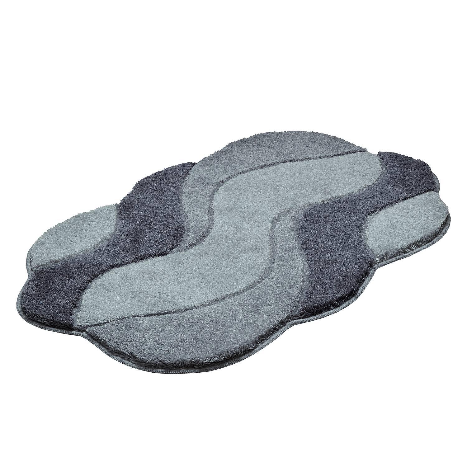 Badematte Carmen Grau 70 x 120 cm 1