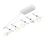 Salt II LED-Deckenleuchte Aluminium Polycarbonat 5-flammig 4