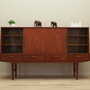 Highboard Teak Wood Brown 1960s 2