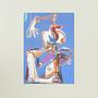 Hermes Art print Multicolor 3