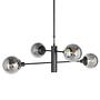 Constellation Pendant Lamp Aluminium Smoke Glass 5-light 2