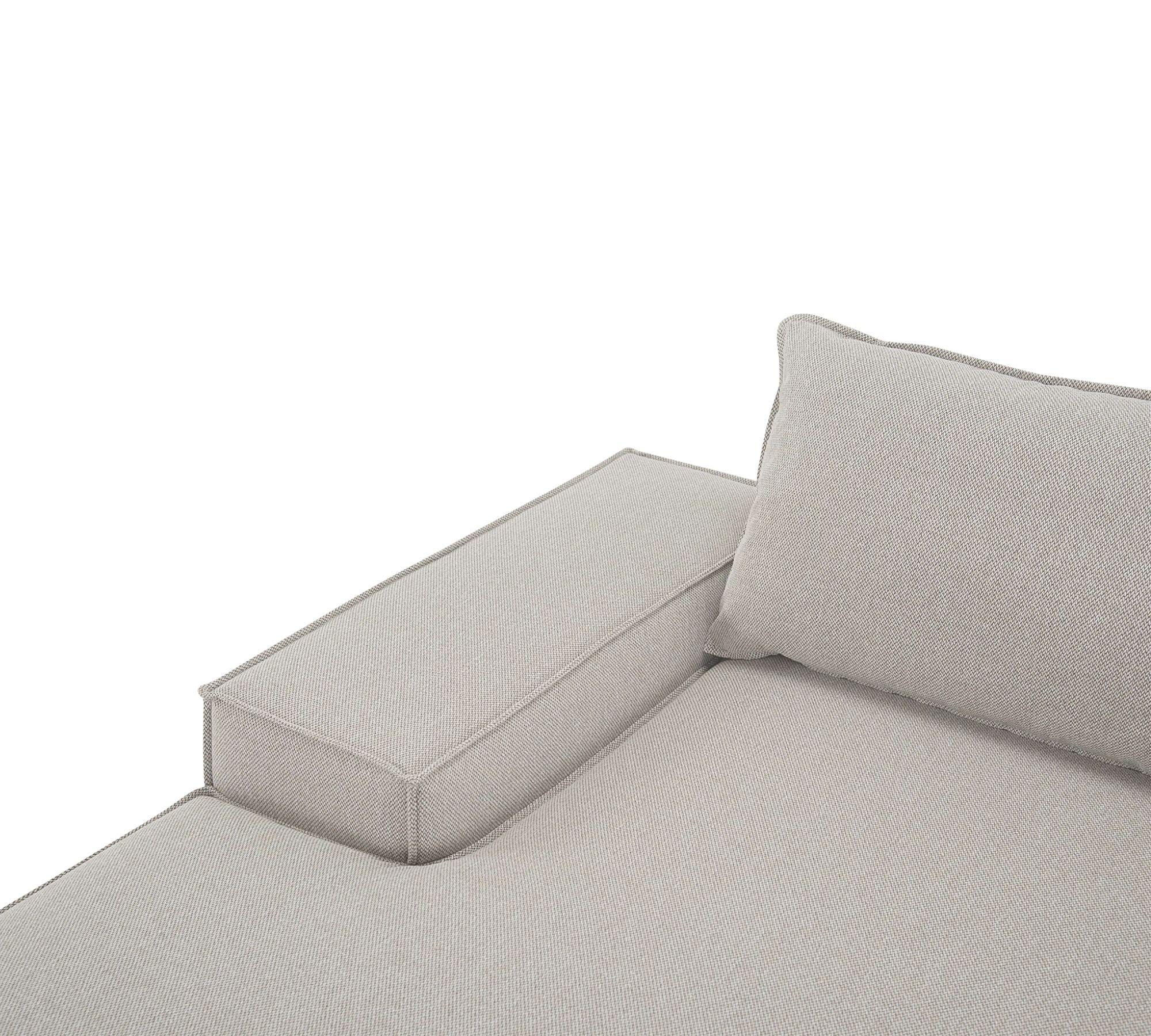 Daphne 1-Sitzer Récamiere Links Agnes Brown 3