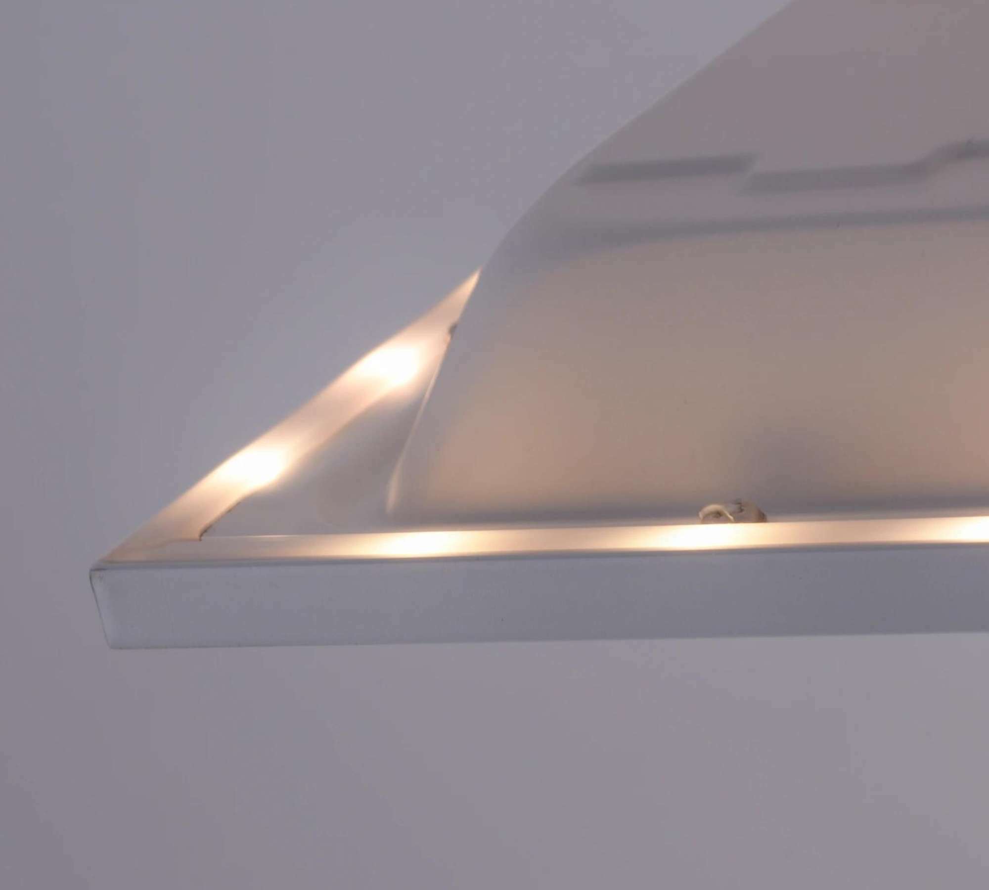 LED-Deckenleuchte 2-flammig Kunststoff Metall Transparent 3