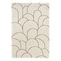 Thane Hochflorteppich Creme Braun 80 x 150 cm 0