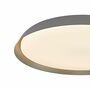 LED-Deckenleuchte Rund Stahl Kunststoff Grau 1