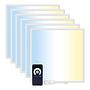 LED Panel Lecom Set of 6 1-Light Aluminum White 0