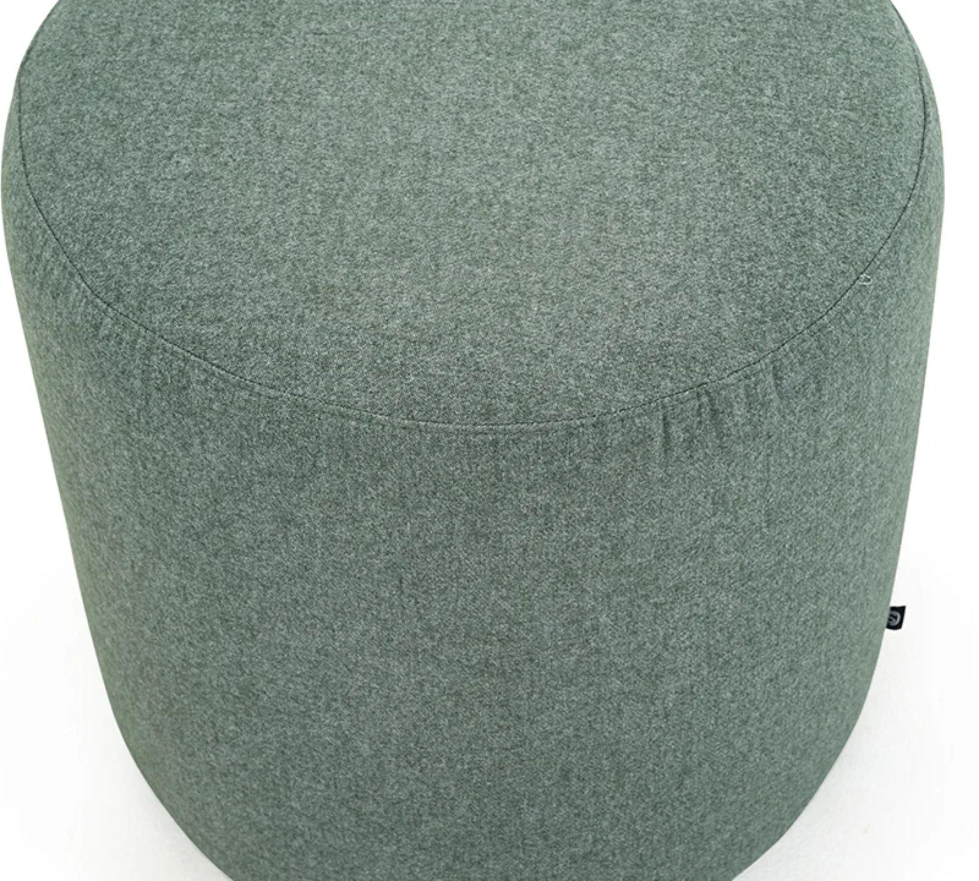 Pouf No. 8 Straight Fabio Grey Green 5