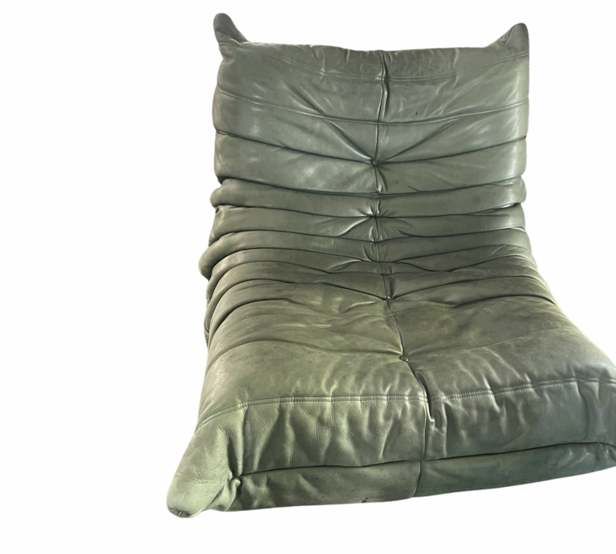 Togo Sessel Leder Grün 0