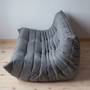 Togo Sofa 2-Sitzer Textil Grau 3