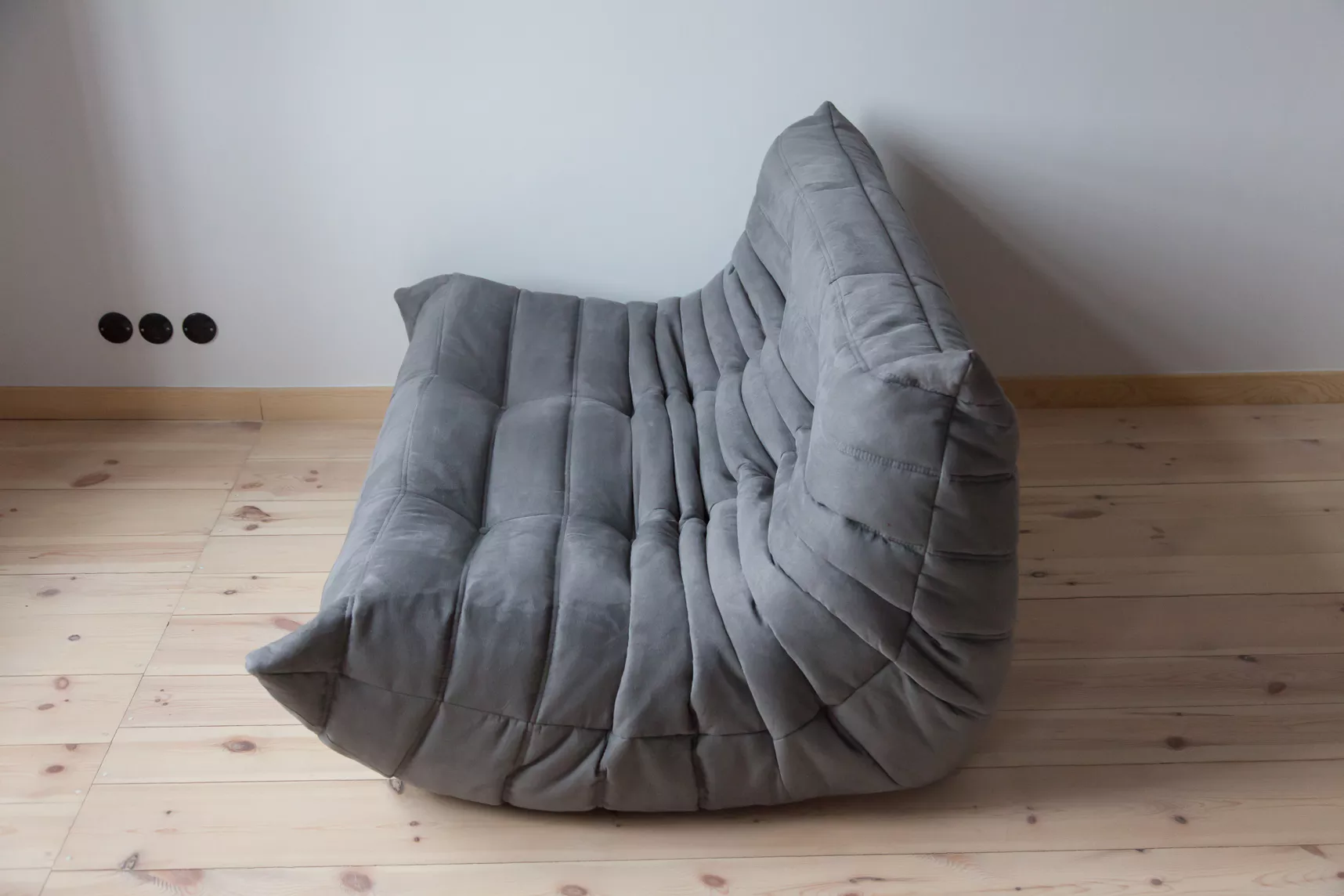 Togo Sofa 2-Sitzer Textil Grau 3