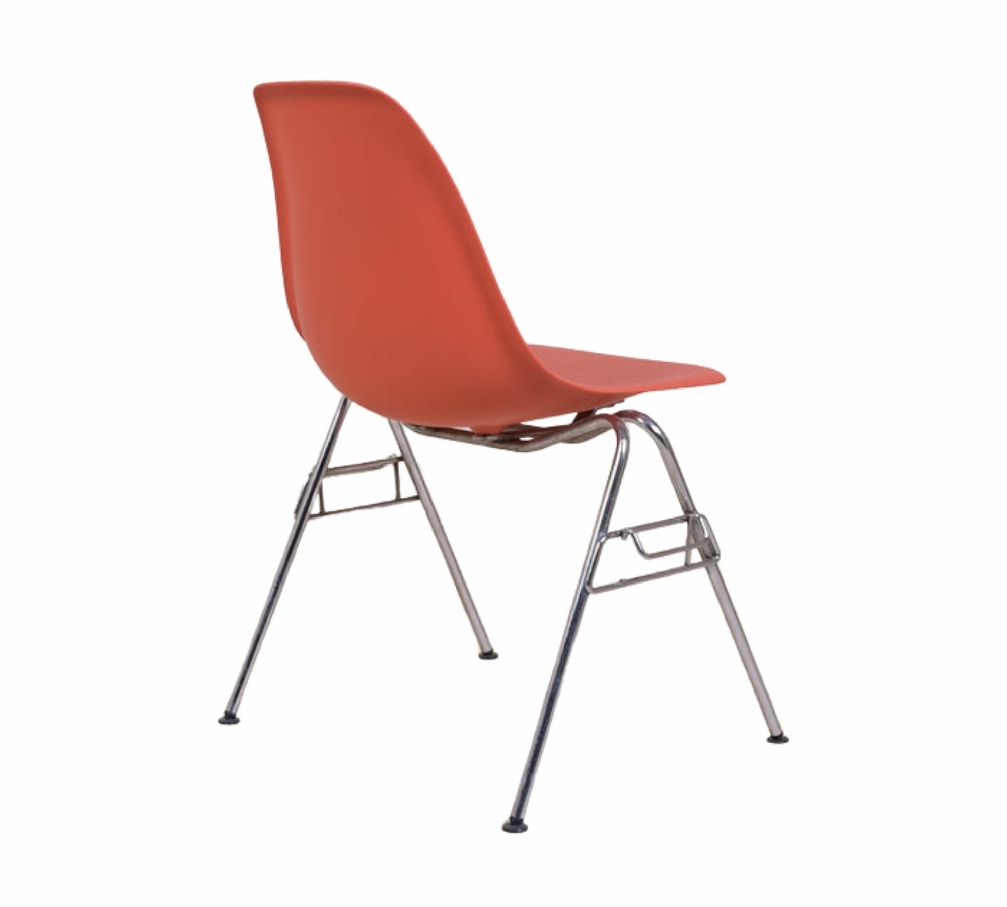 Eames DSS Plastic Side Chair Poppy Red 3