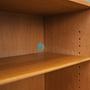 Vintage bookshelf wood brown 1970s 13