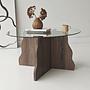 Butterfly Table Walnut Transparent 5