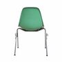 Eames Fiberglass Side Chair by Herman Miller Cadmium Green 2