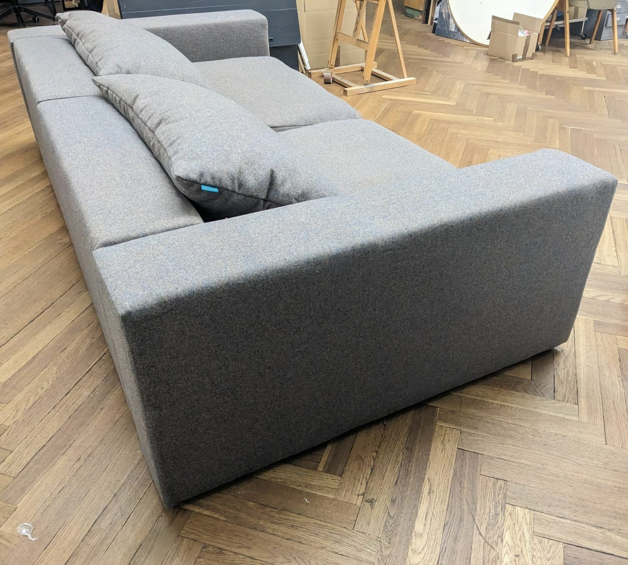 Flayr Sofa 2-Sitzer Wolle Orangepetrol 2