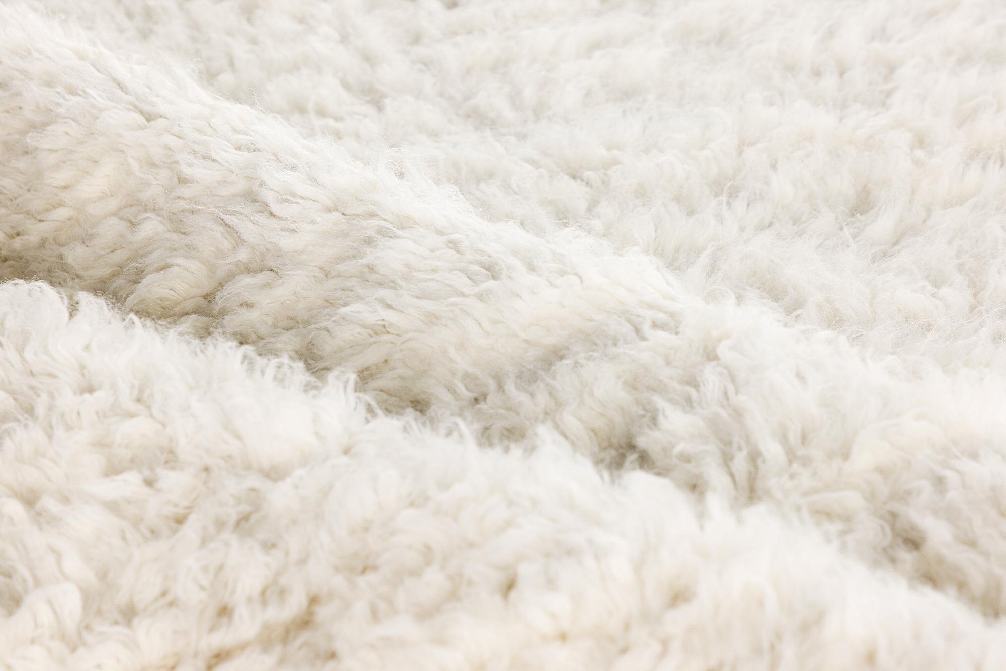 Leiko Teppich Wolle 160x230cm Weiß 3