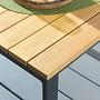 Aviel Loungetisch Aluminium Eukalyptus Anthrazit Braun 3