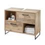 Waschbeckenunterschrank Holz Used Wood Dekor 0