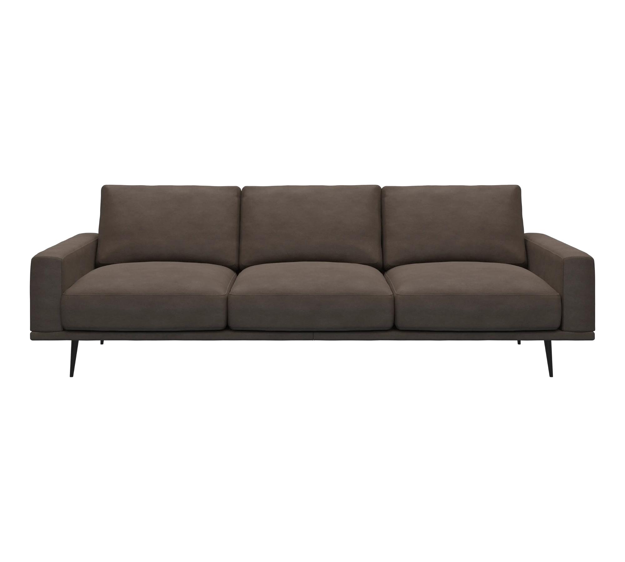 Carlton Sofa 3-Sitzer York-Leder Hellbraun 1