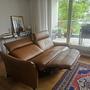 2,5-Sitzer Sofa Leder Braun 4